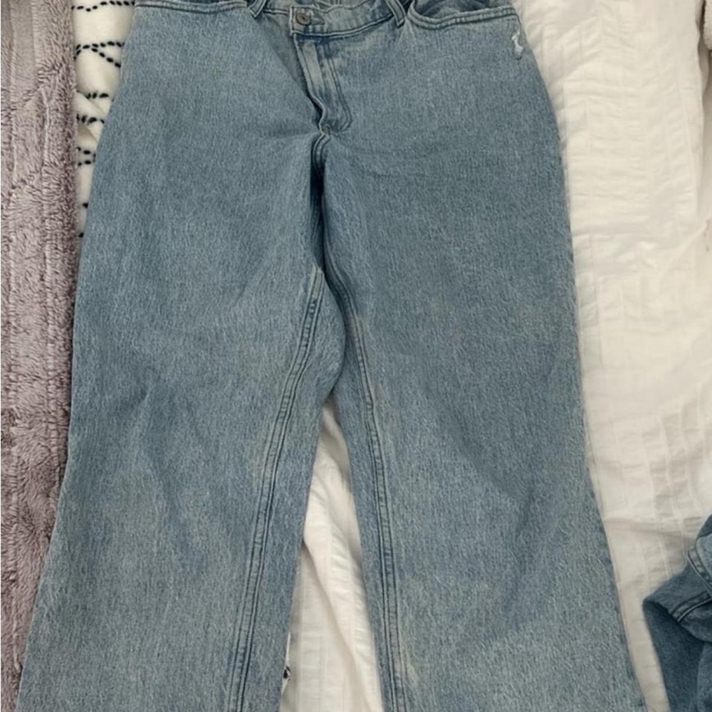 Abercrombie & Fitch Blue Straight Leg Jeans